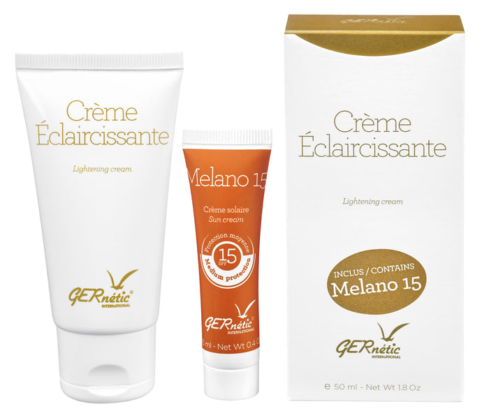 Gérnetic Creme Eclaircissante 50ml + Melano 15 13ml